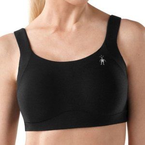 NWT Smartwool Black PhD Merino Wool-Blend Bra
